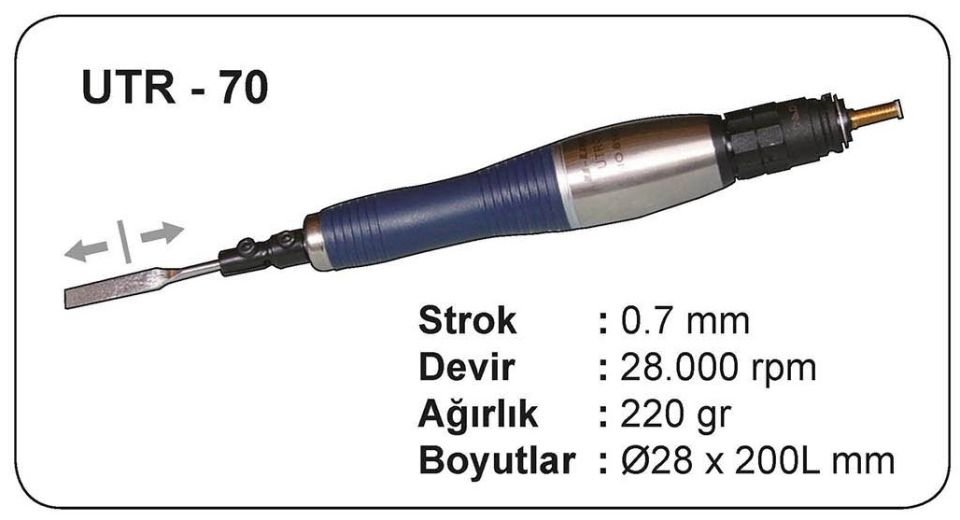 Havalı Eğeleme U-LAP UTR-70