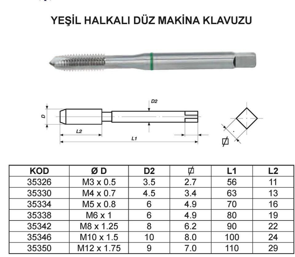 HELİS KILAVUZ YEŞİL HALKA